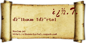 Ölbaum Törtel névjegykártya